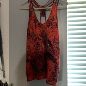 Summer top paint splatter print